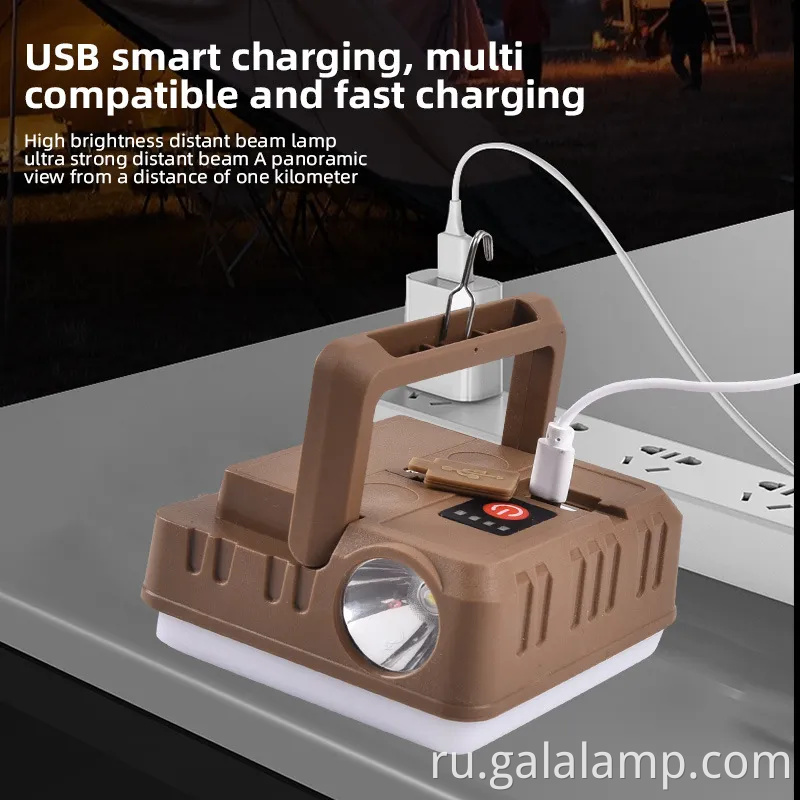 Аккумуляруемая лампочка для кемпинга с USB Power for Adventures